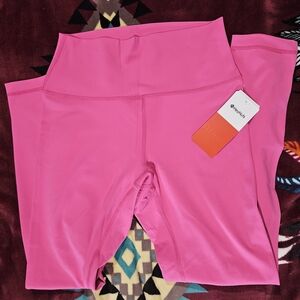 High-Waist Pink Leggings - Hey Dude